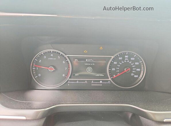 5XYRLDLC8MG038135 2021 KIA SORENTO Gray ხელსაწყოთა პანელის ხედი