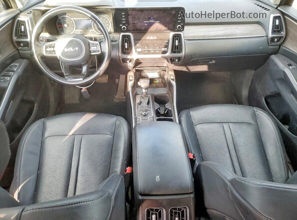 5XYRLDLC8NG139922 2022 KIA SORENTO Green Вид щитка приладів
