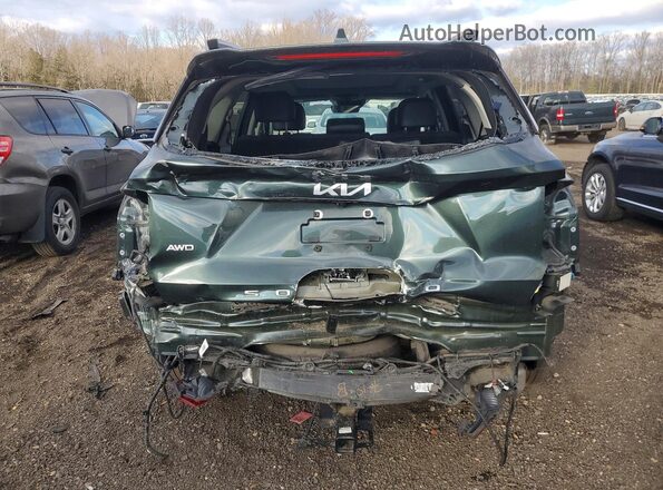5XYRLDLC8NG139922 2022 KIA SORENTO Green Вид ззаду