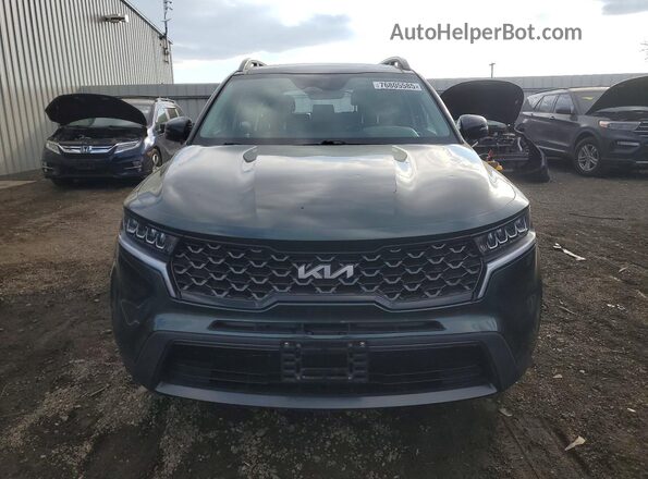 5XYRLDLC8NG139922 2022 KIA SORENTO Green Вид спереду