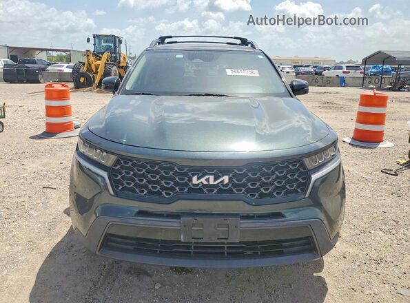 5XYRLDLCXNG138075 2022 KIA SORENTO Green Вид спереду