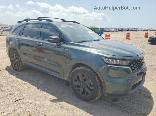 5XYRLDLCXNG138075 2022 KIA SORENTO Green Передня права чверть