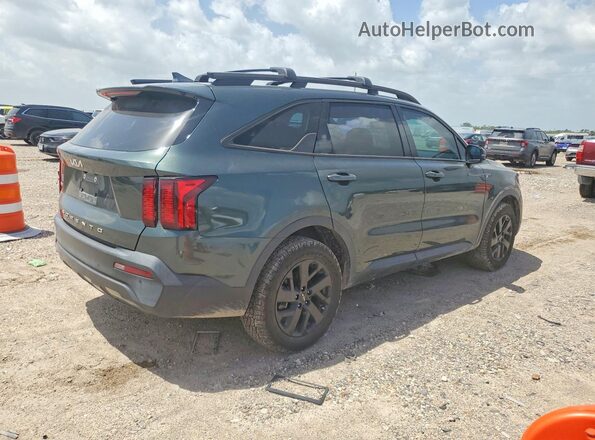 5XYRLDLCXNG138075 2022 KIA SORENTO Green Задня права чверть