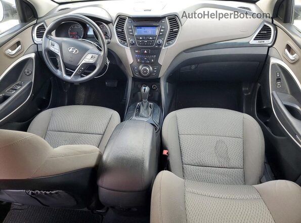 5XYZT3LB0GG323255 2016 HYUNDAI SANTA White Առջևի վահանակի տեսք