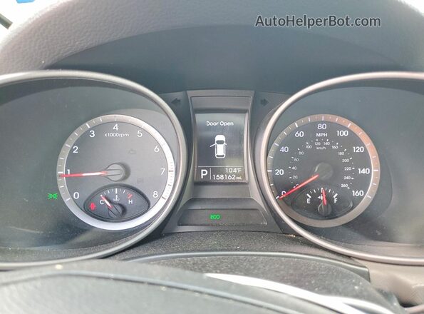 5XYZT3LB0GG323255 2016 HYUNDAI SANTA White Սարքավորումների վահանակի տեսք