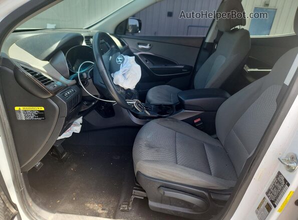 5XYZT3LB0HG434874 2017 HYUNDAI SANTA White Front interior view