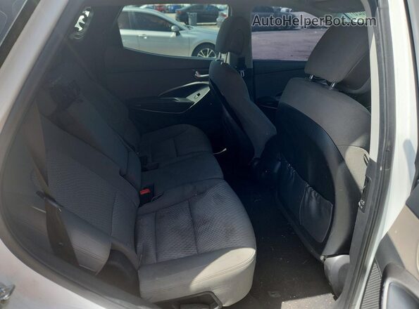 5XYZT3LB0HG434874 2017 HYUNDAI SANTA White Rear interior view