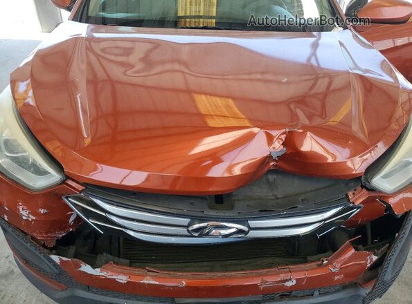 5XYZT3LB1GG360895 2016 HYUNDAI SANTA Orange უკანა სალონის ხედი