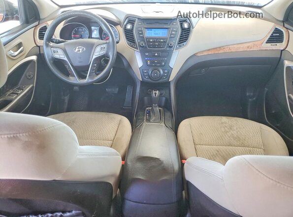 5XYZT3LB1GG360895 2016 HYUNDAI SANTA Orange წინა პანელის ხედი