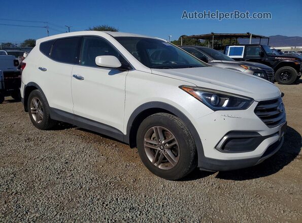 5XYZT3LB1JG519499 2018 HYUNDAI SANTA White Przód prawy