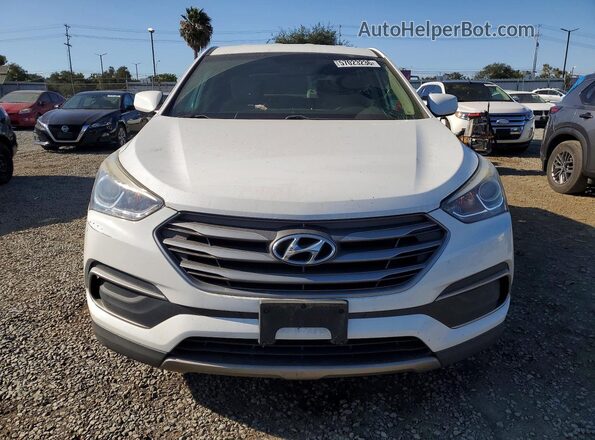 5XYZT3LB1JG519499 2018 HYUNDAI SANTA White Widok z przodu