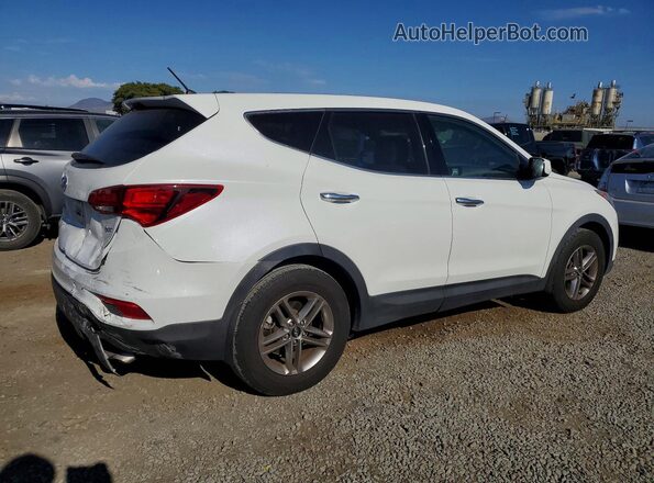 5XYZT3LB1JG519499 2018 HYUNDAI SANTA White Tył prawy