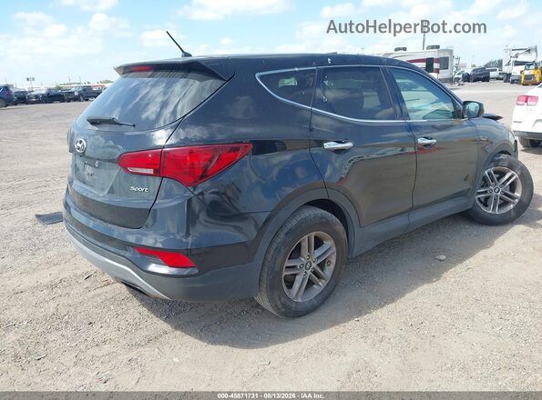5XYZT3LB1JG542376 2018 HYUNDAI SANTA FE SPORT Black Trasero derecho