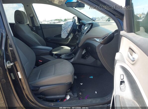 5XYZT3LB1JG542376 2018 HYUNDAI SANTA FE SPORT Black Vista interior delantera
