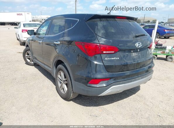 5XYZT3LB1JG542376 2018 HYUNDAI SANTA FE SPORT Black Trasero izquierdo