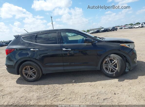 5XYZT3LB1JG542376 2018 HYUNDAI SANTA FE SPORT Black Vista del cuadro de instrumentos