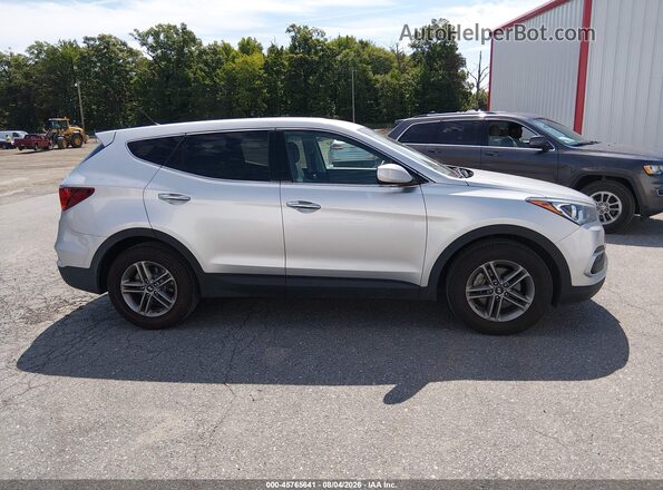 5XYZT3LB1JG564121 2018 HYUNDAI SANTA FE SPORT Серебряный Вид задней части салона