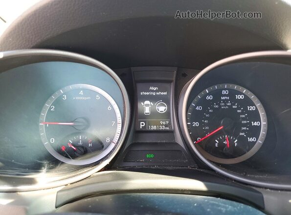 5XYZT3LB2GG322897 2016 HYUNDAI SANTA Silver ხელსაწყოთა პანელის ხედი