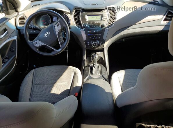 5XYZT3LB2GG322897 2016 HYUNDAI SANTA Silver წინა პანელის ხედი