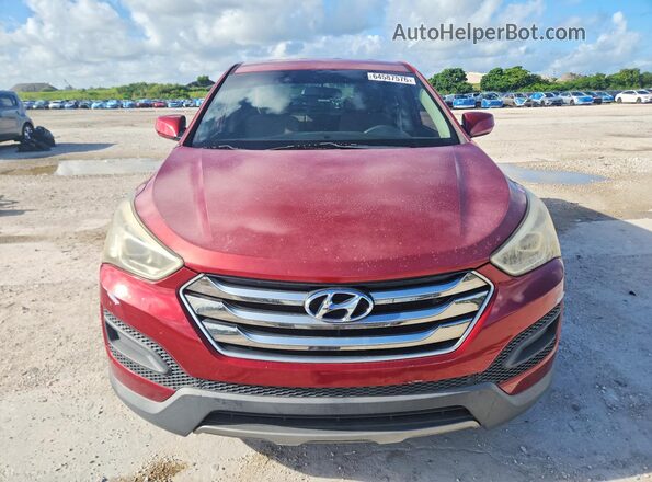 5XYZT3LB2GG327131 2016 HYUNDAI SANTA Red Front view