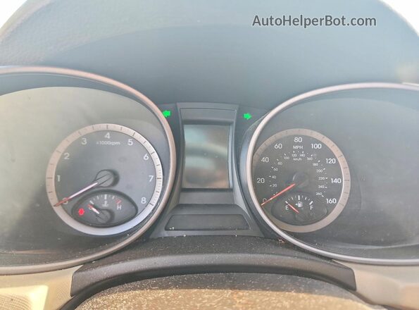 5XYZT3LB2GG327131 2016 HYUNDAI SANTA Red Instrument cluster view