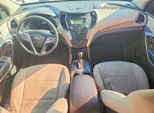 5XYZT3LB2GG327131 2016 HYUNDAI SANTA Red Dashboard view