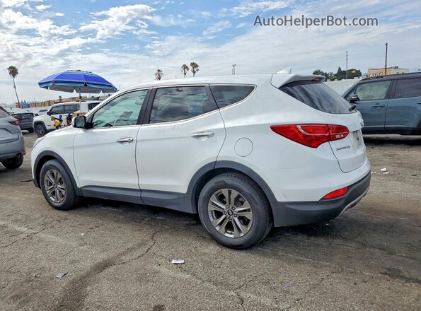 5XYZT3LB2GG379679 2016 HYUNDAI SANTA White Trasero izquierdo