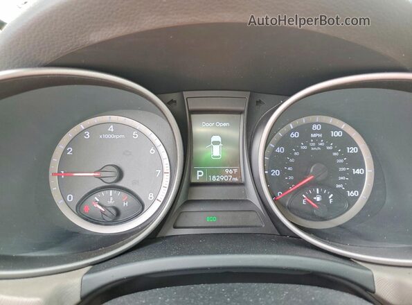 5XYZT3LB2GG379679 2016 HYUNDAI SANTA White Vista del cuadro de instrumentos