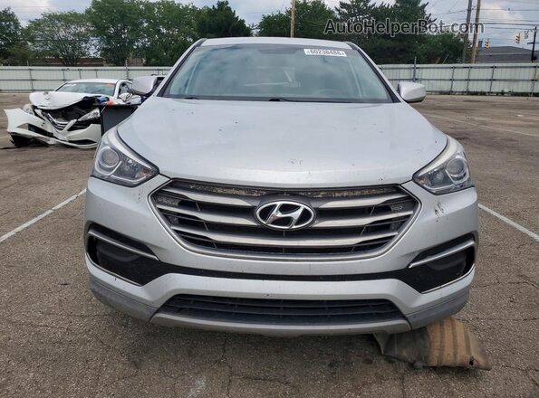 5XYZT3LB2HG382261 2017 HYUNDAI SANTA Silver Widok z przodu