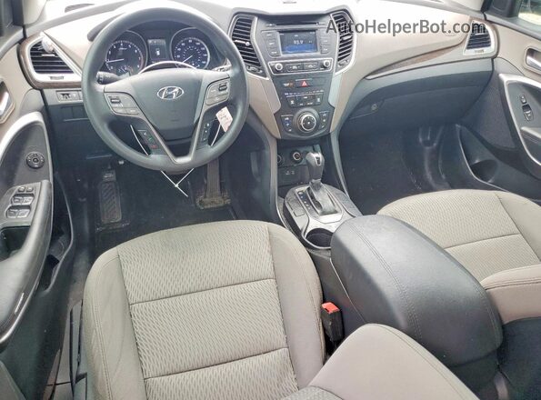 5XYZT3LB2HG382261 2017 HYUNDAI SANTA Silver Widok deski rozdzielczej