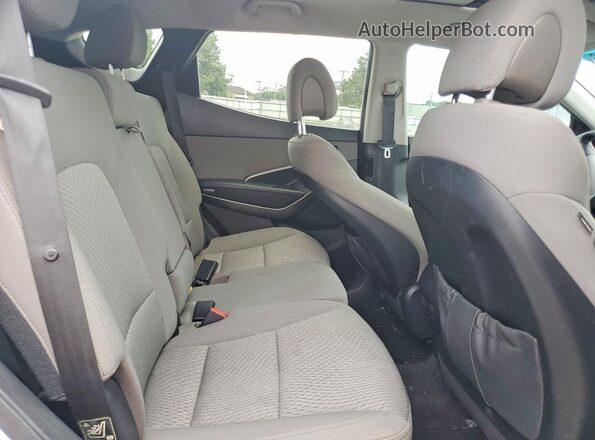 5XYZT3LB2HG382261 2017 HYUNDAI SANTA Silver Widok wnętrza z tyłu