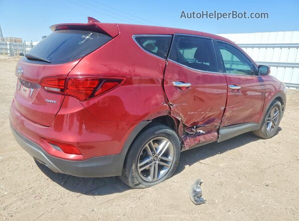 5XYZT3LB2HG495143 2017 HYUNDAI SANTA Burgundy Tył prawy