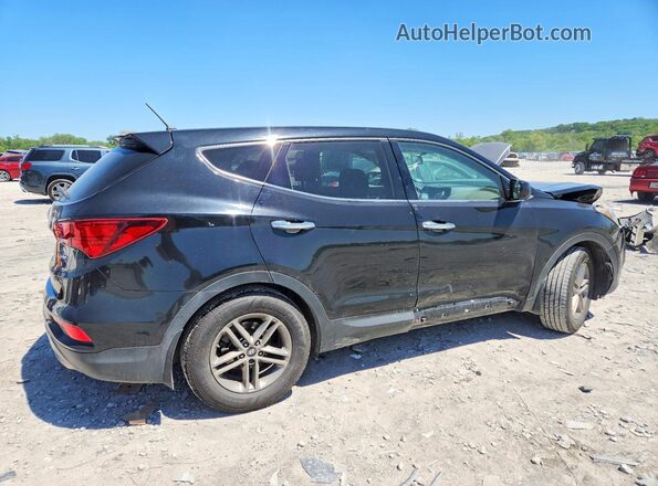 5XYZT3LB2JG538269 2018 HYUNDAI SANTA Black უკანა მარჯვენა
