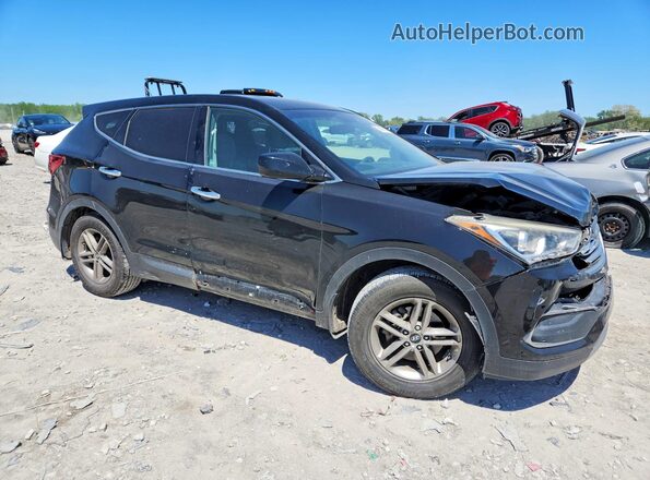 5XYZT3LB2JG538269 2018 HYUNDAI SANTA Black წინა მარჯვენა
