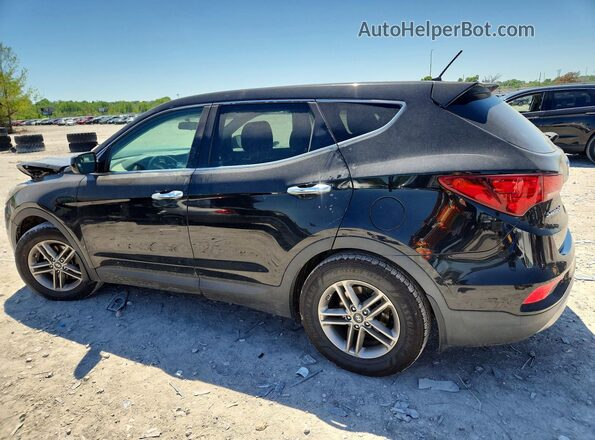 5XYZT3LB2JG538269 2018 HYUNDAI SANTA Black უკანა მარცხენა