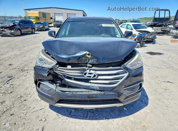 5XYZT3LB2JG538269 2018 HYUNDAI SANTA Black წინა ხედი