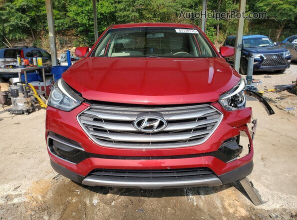 5XYZT3LB3HG455234 2017 HYUNDAI SANTA Red Vista frontal