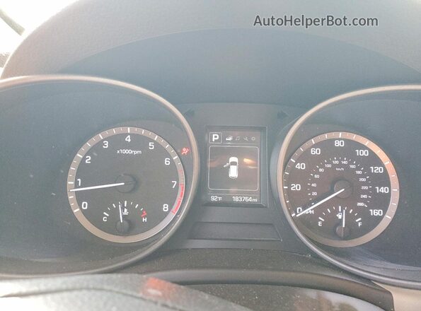 5XYZT3LB3HG455234 2017 HYUNDAI SANTA Red Vista del cuadro de instrumentos