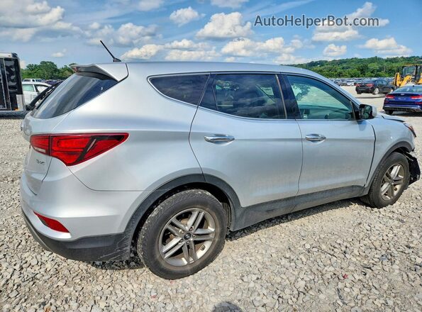 5XYZT3LB3JG558689 2018 HYUNDAI SANTA Silver Tył prawy