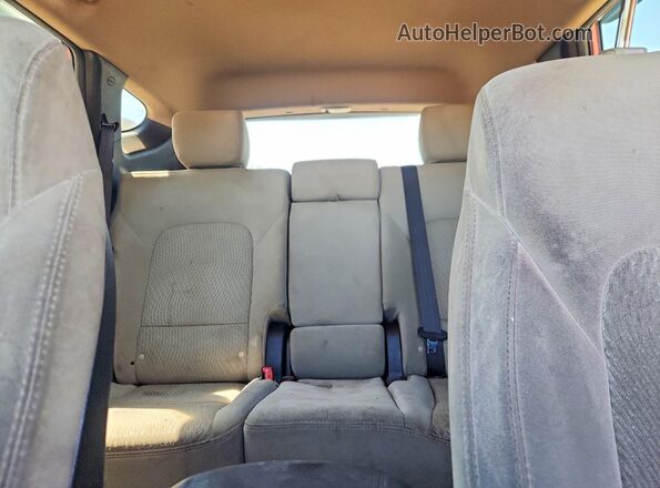 5XYZT3LB4GG326207 2016 HYUNDAI SANTA Burgundy უკანა სავარძლების ხედი