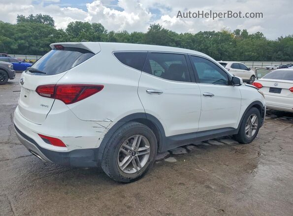 5XYZT3LB4JG545448 2018 HYUNDAI SANTA White Задня права чверть