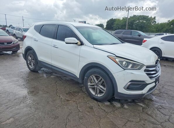 5XYZT3LB4JG545448 2018 HYUNDAI SANTA White Передня права чверть