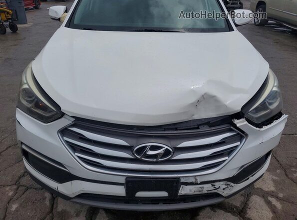 5XYZT3LB4JG545448 2018 HYUNDAI SANTA White Вид задньої частини салону