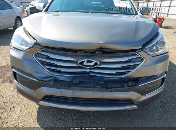 5XYZT3LB5JG538170 2018 HYUNDAI SANTA FE SPORT Gray წინა ხედი
