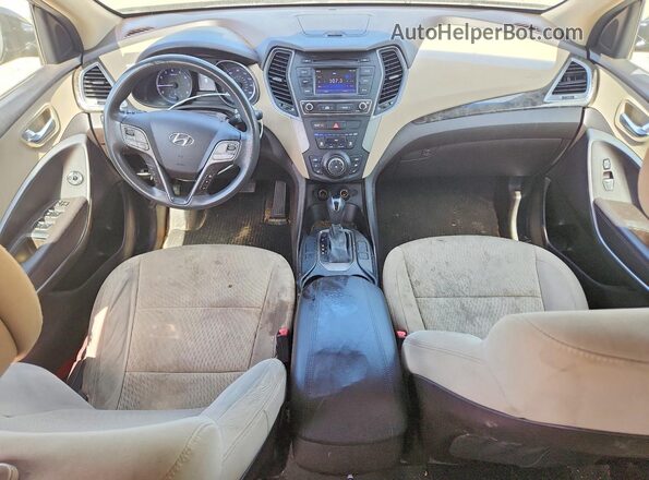 5XYZT3LB5JG567720 2018 HYUNDAI SANTA Gray Առջևի վահանակի տեսք