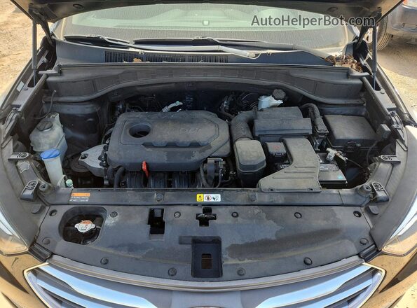 5XYZT3LB5JG567720 2018 HYUNDAI SANTA Gray Շարժիչի բաժամունքի տեսք