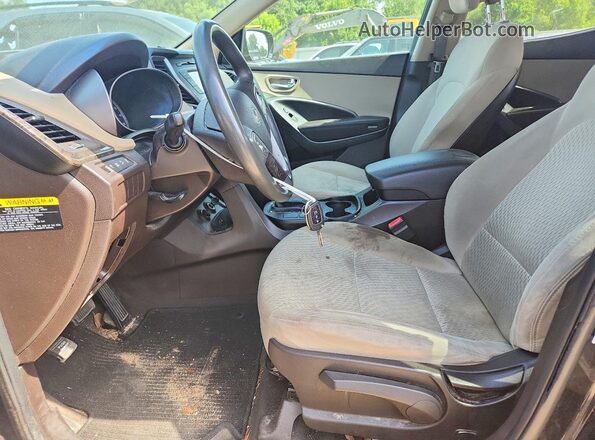 5XYZT3LB5JG567720 2018 HYUNDAI SANTA Gray Սալոնի դիմացի տեսք