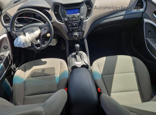 5XYZT3LB6GG359905 2016 HYUNDAI SANTA Gray Առջևի վահանակի տեսք