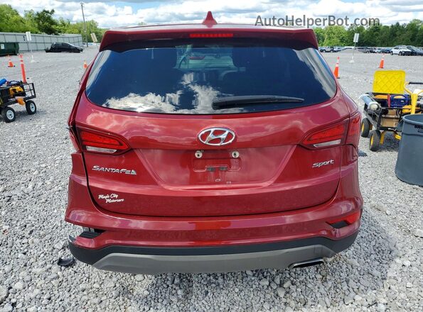 5XYZT3LB6HG413074 2017 HYUNDAI SANTA Red Vista trasera