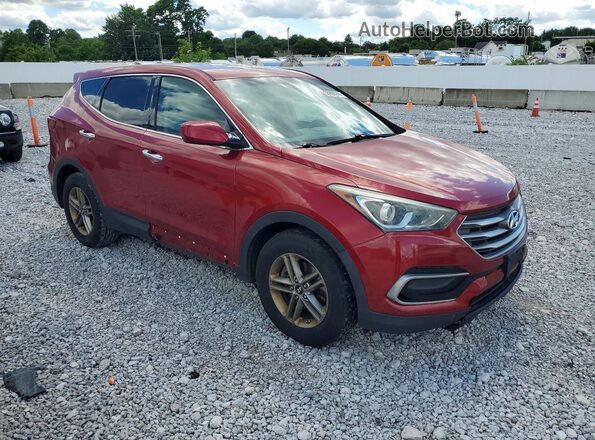 5XYZT3LB6HG413074 2017 HYUNDAI SANTA Red Delantero derecho